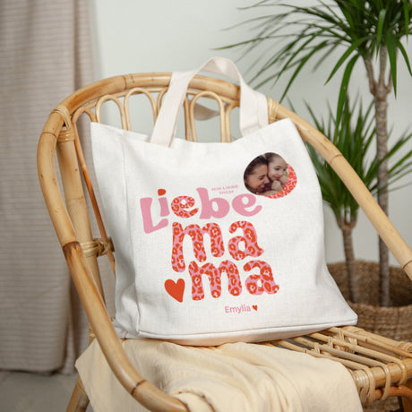 Tote bag Objekte Tragehenkel Mutter Leopard