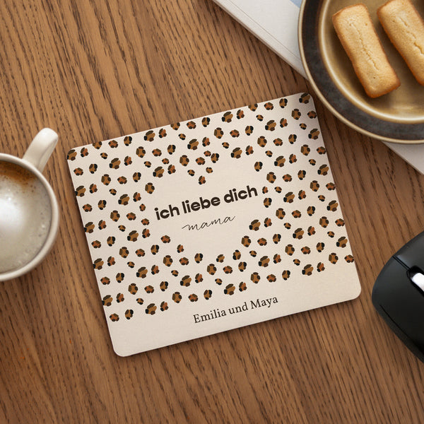 Mousepad Objekte Rechteck Leoparden-Trend foto