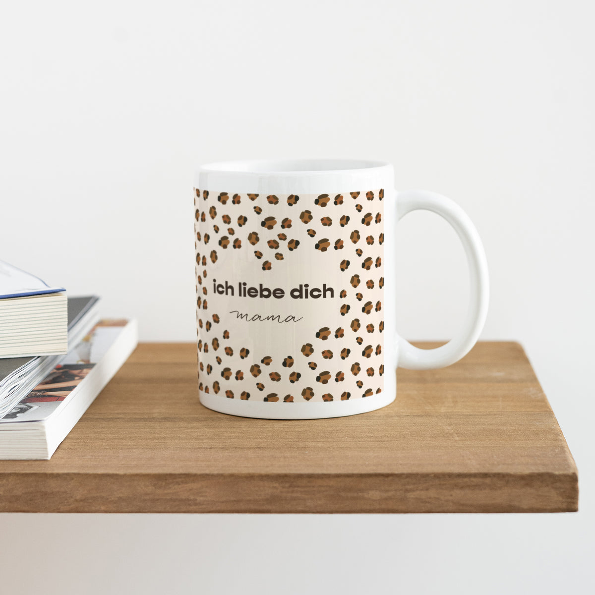 Tasse Objekte Weiß Leoparden-Trend foto N° 4