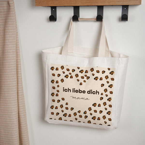 Tote bag Objekte Tragehenkel Leoparden-Trend foto