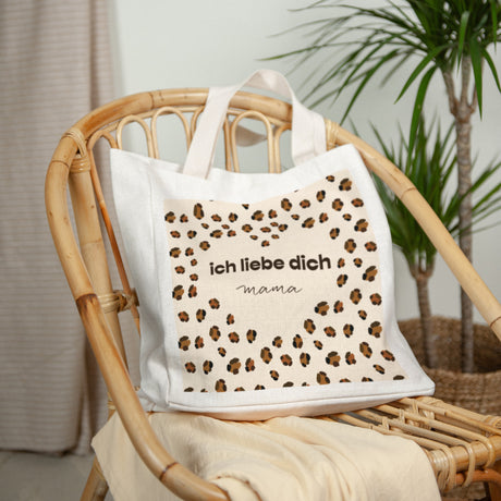 Tote bag Objekte Tragehenkel Leoparden-Trend
