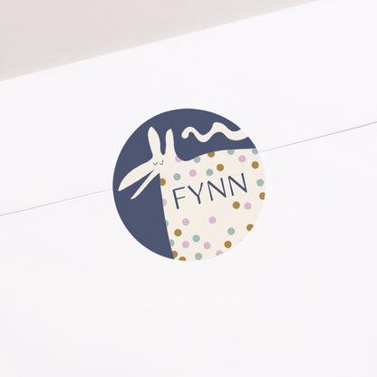 Sticker Geburt Rund Doudou foto N° 2