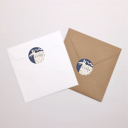 Sticker Geburt Rund Doudou foto N° 4