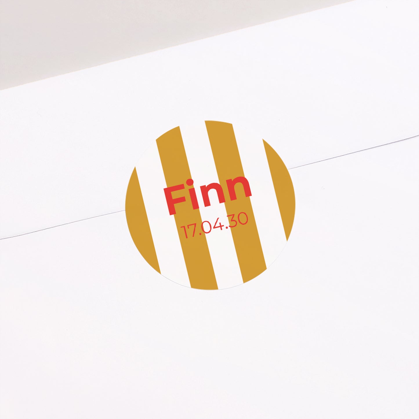 Sticker Geburt Rund Pouppy foto N° 2