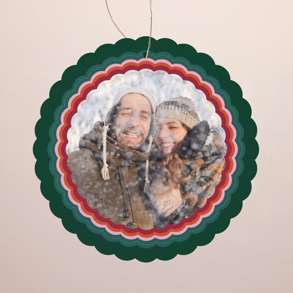 Weihnachtskarte Weihnachten Zum Aufhängen Weihnachtsbeleuchtung foto