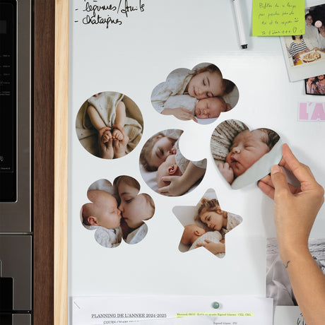 Fotoabzug Foto's Magnetische Tafel mit 6 Formen Chouquette