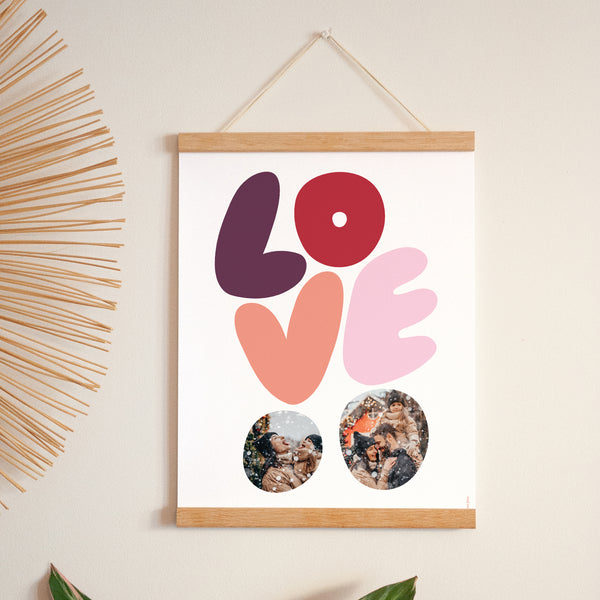 Poster Objekte Porträt LIEBE foto