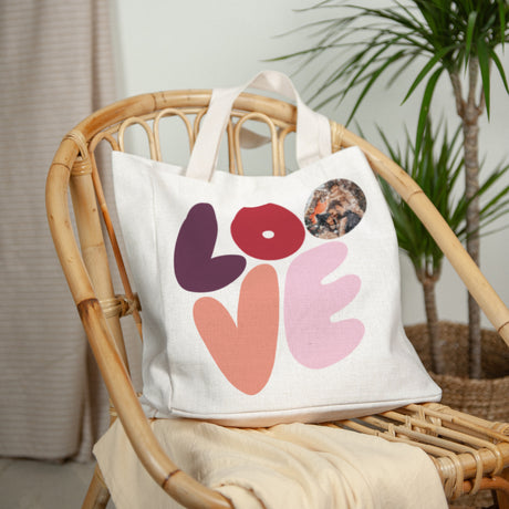 Tote bag Objekte Tragehenkel LIEBE