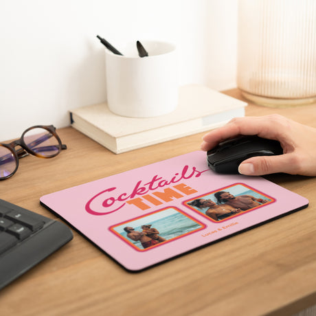 Mousepad Objekte Rechteck Cocktail-Zeit