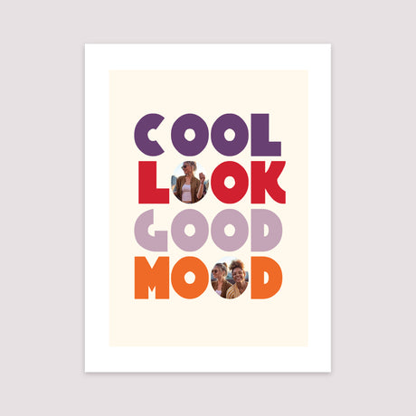 Poster Objekte Porträt Cool aussehen gute Laune