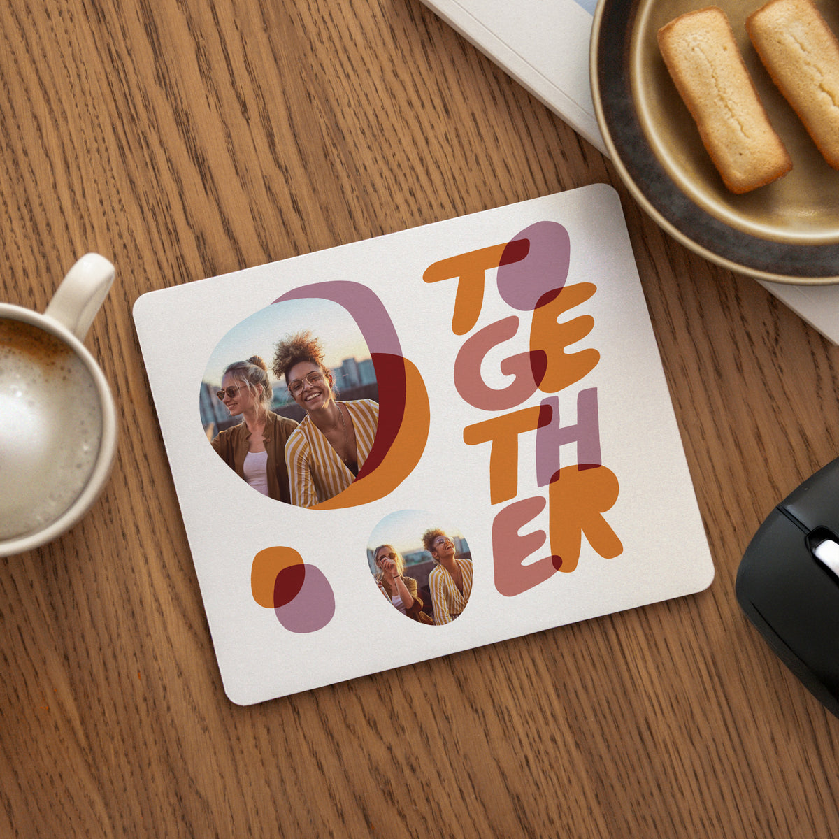 Mousepad Objekte Rechteck Zusammen rot foto N° 1