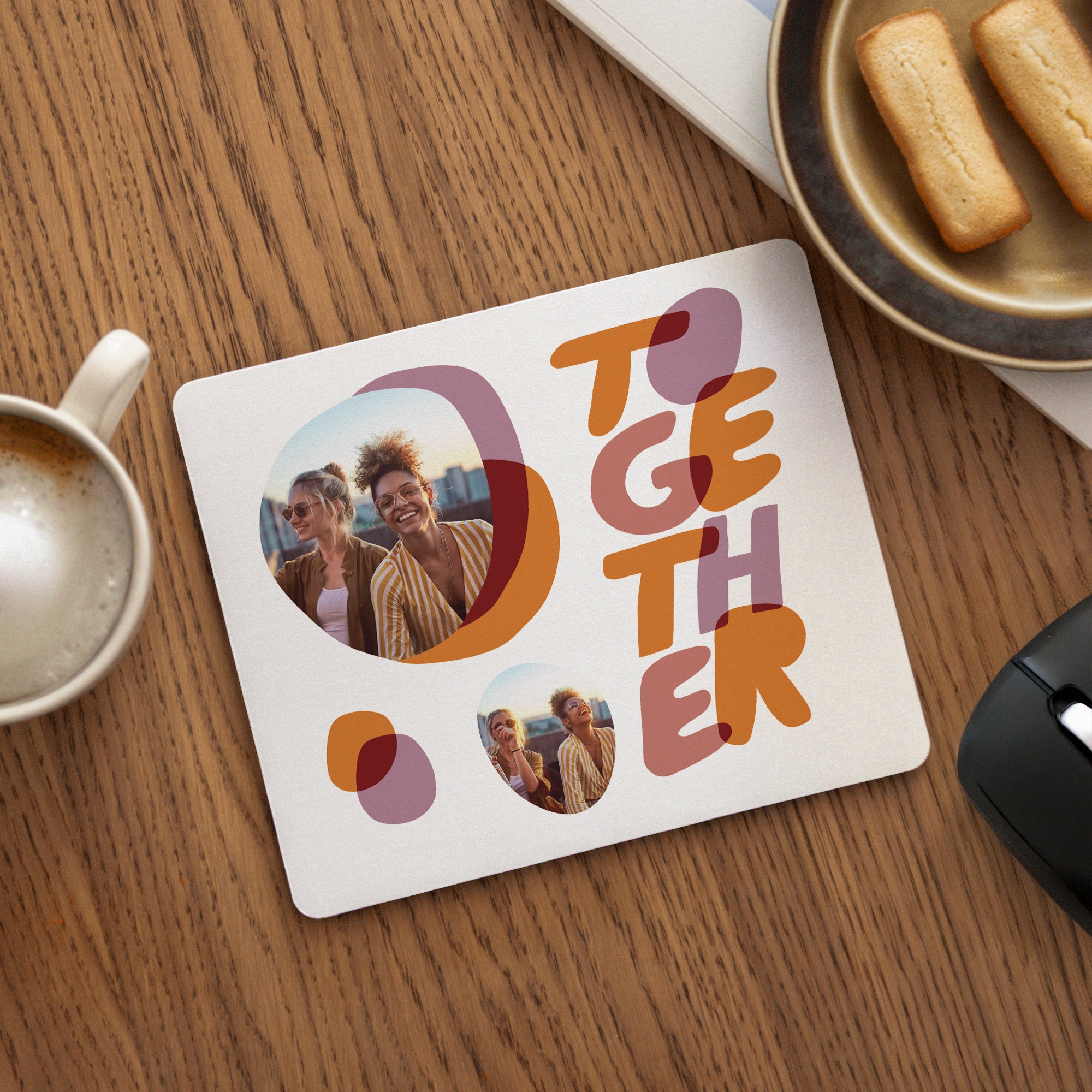 Mousepad Objekte Rechteck Zusammen rot foto N° 1