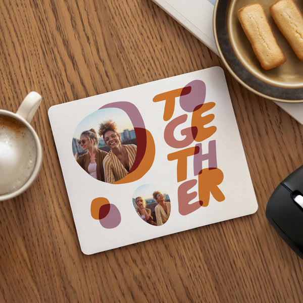 Mousepad Objekte Rechteck Zusammen rot foto