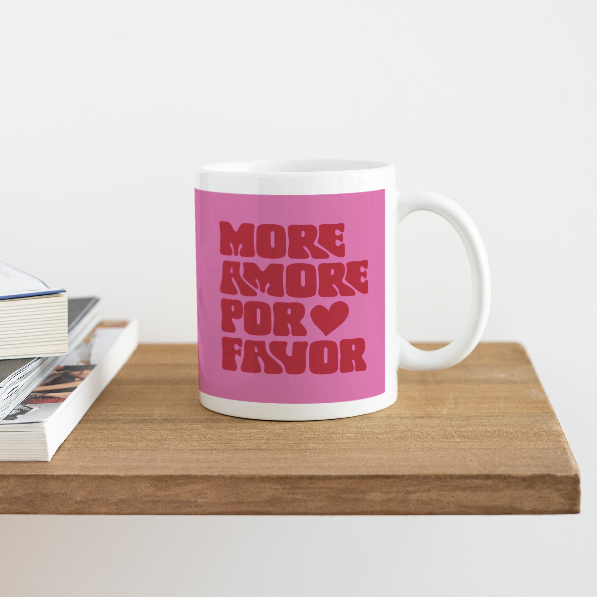 Tasse Objekte Weiß More amor por favor foto N° 4