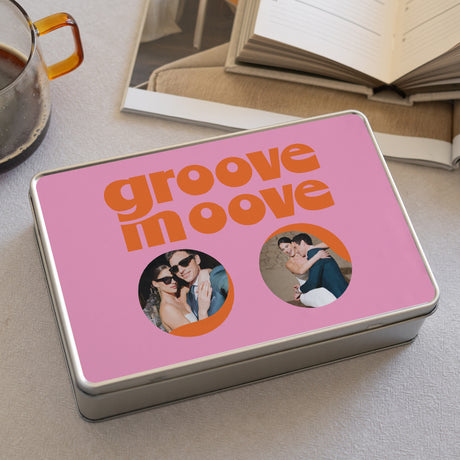 Metalldose Objekte Rechteck Groove moove