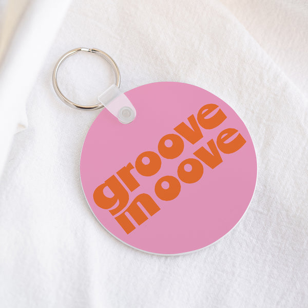 Schlüsselanhänger Objekte Rund Groove moove foto