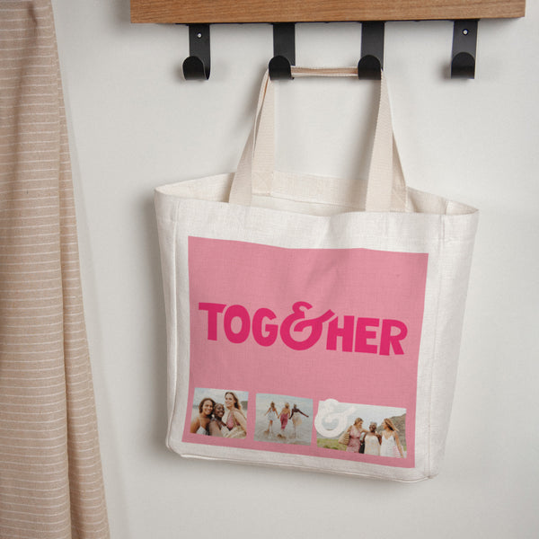 Tote bag Objekte Tragehenkel Zusammen Farben foto