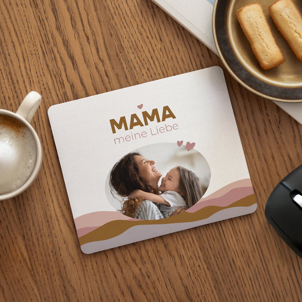 Mousepad Objekte Rechteck Pastellwellen foto