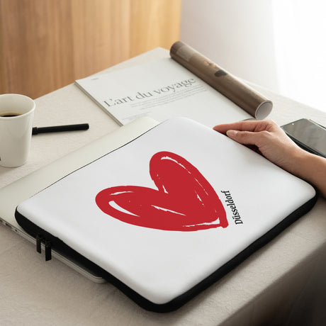 Laptophülle Objekte 15 Zoll Herzstadt