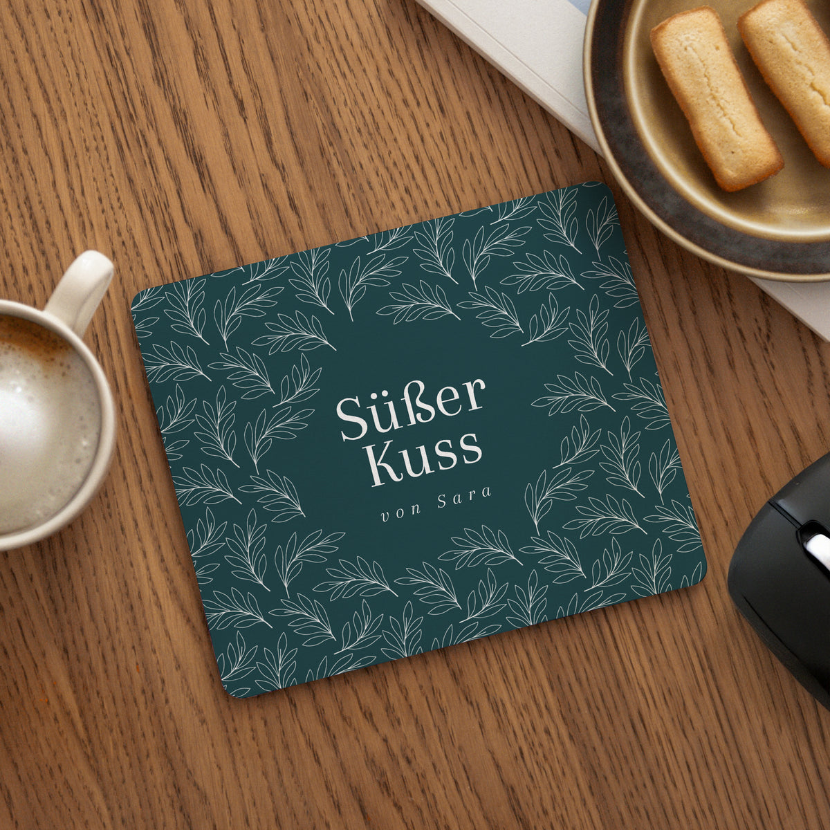 Mousepad Objekte Rechteck Süßer Kuss foto N° 1