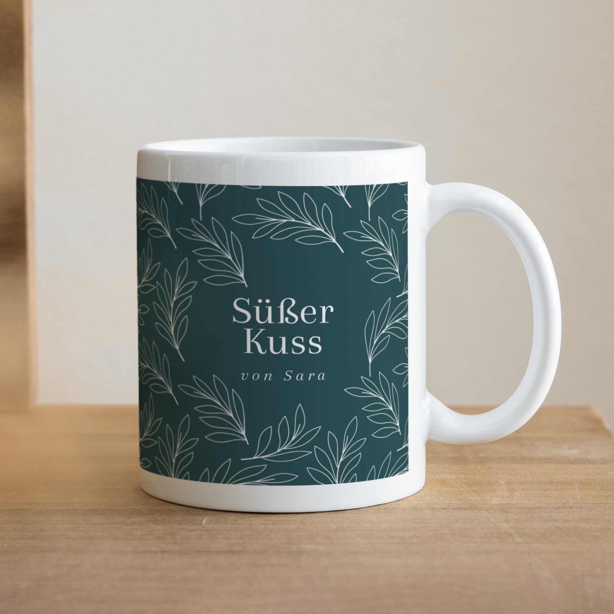 Tasse Objekte Weiß Süßer Kuss foto N° 1