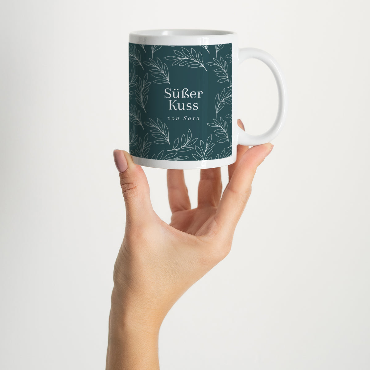 Tasse Objekte Weiß Süßer Kuss foto N° 2