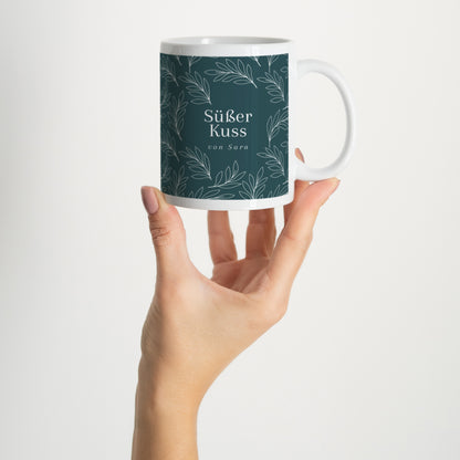 Tasse Objekte Weiß Süßer Kuss foto N° 2