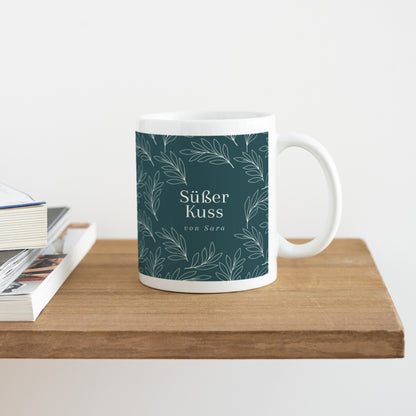 Tasse Objekte Weiß Süßer Kuss foto N° 4