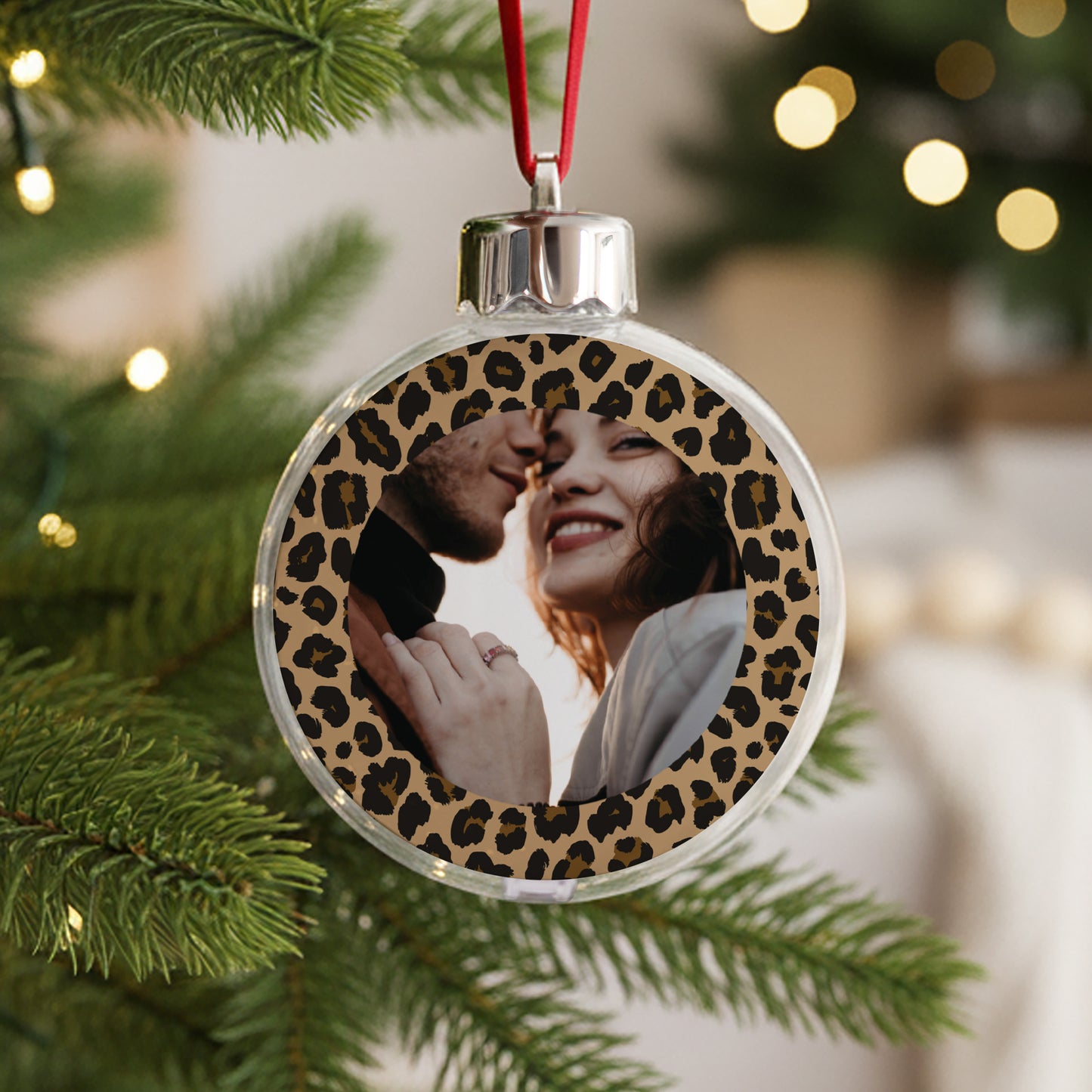 Weihnachtskugel Objekte Runde Hallo Liebes-Leopard foto N° 1
