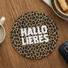 Mousepad Objekte Rund Hallo Liebes-Leopard foto N° 1