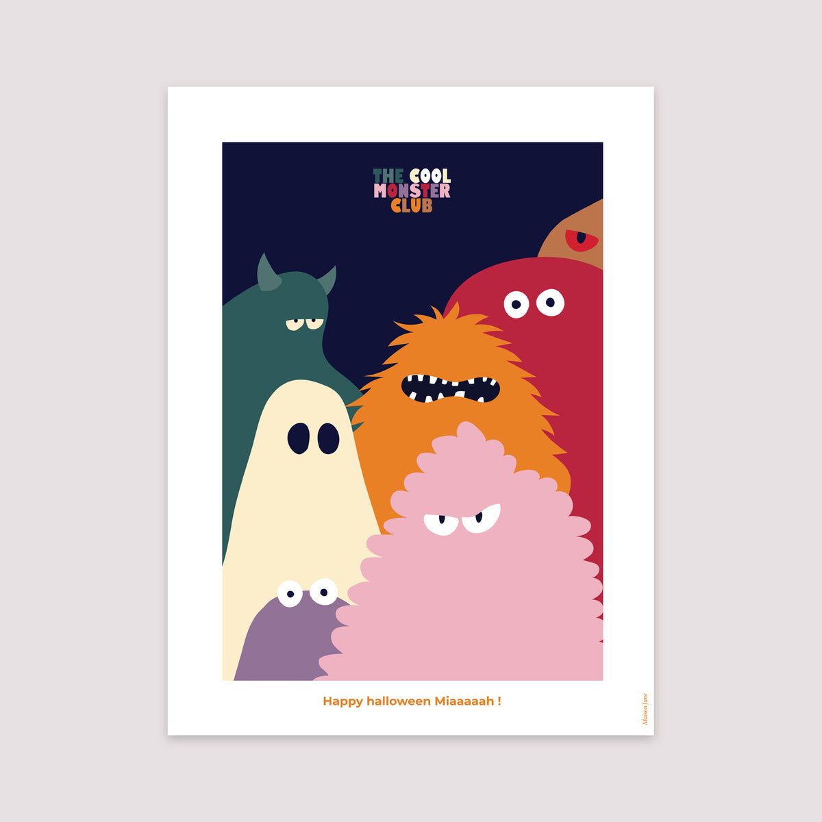 Poster Objekte Porträt Der coole Monsterclub foto N° 2
