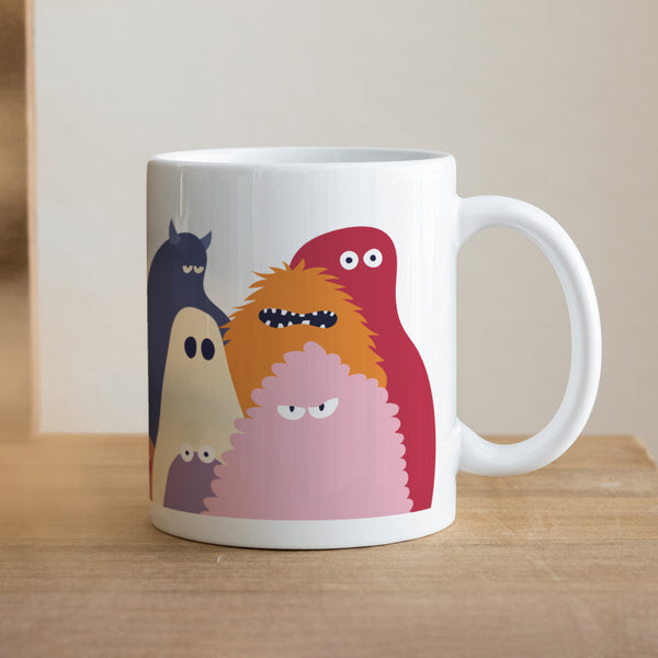 Tasse Objekte Weiß Der coole Monsterclub foto
