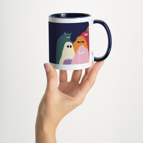Tasse Objekte Blau Der coole Monsterclub