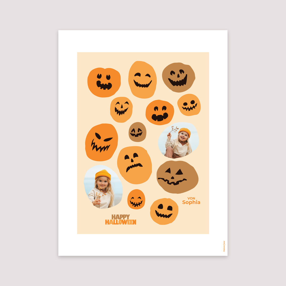 Poster Objekte Porträt Kürbisse foto N° 2