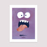 Poster Objekte Porträt Lila Monster foto N° 2