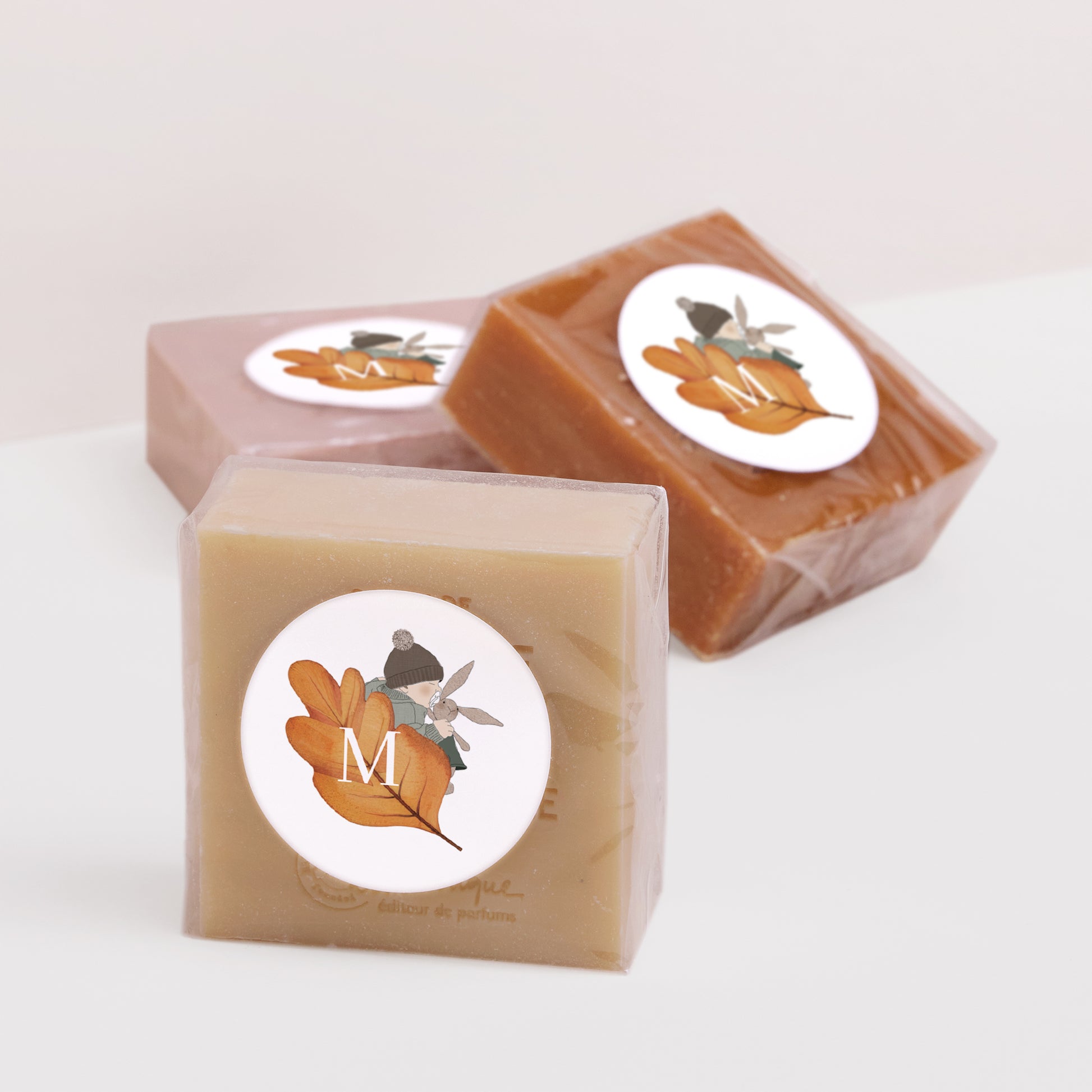 Sticker Geburt Rund Baby Herbst foto N° 3