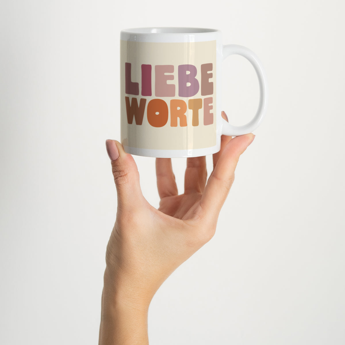 Tasse Objekte Weiß Süße Worte foto N° 2