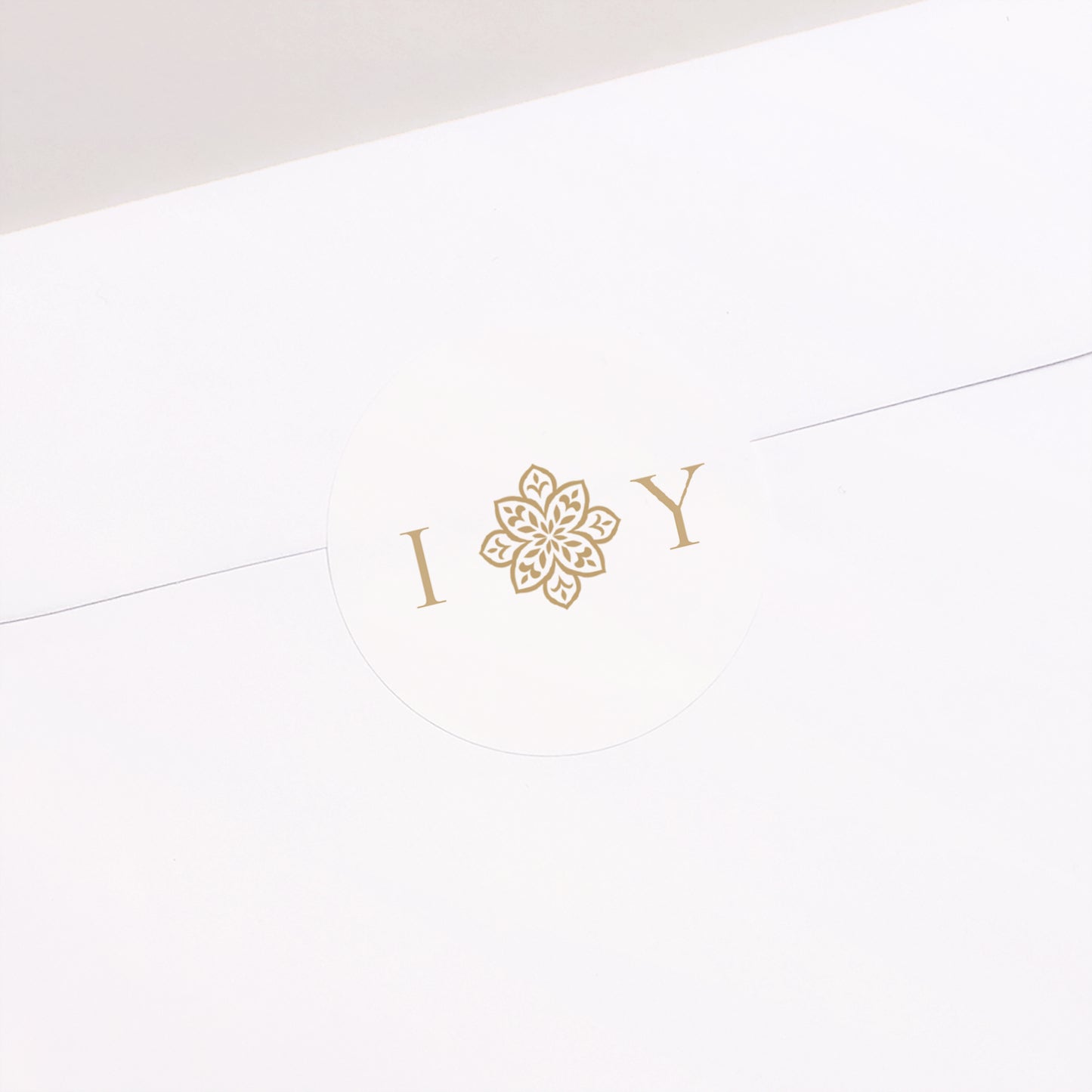 Sticker Hochzeit Rund Orientalischer Chic foto N° 2