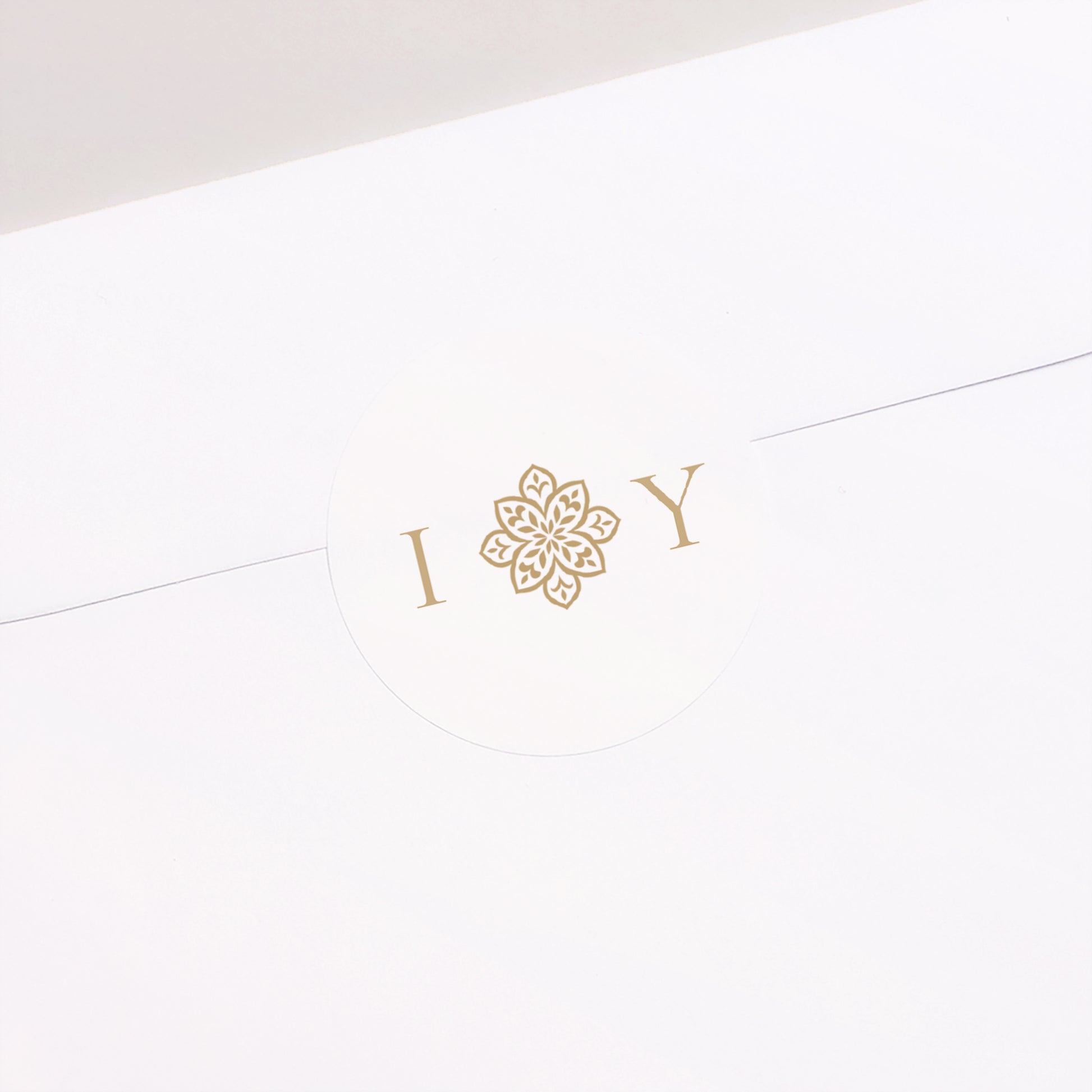 Sticker Hochzeit Rund Orientalischer Chic foto N° 2