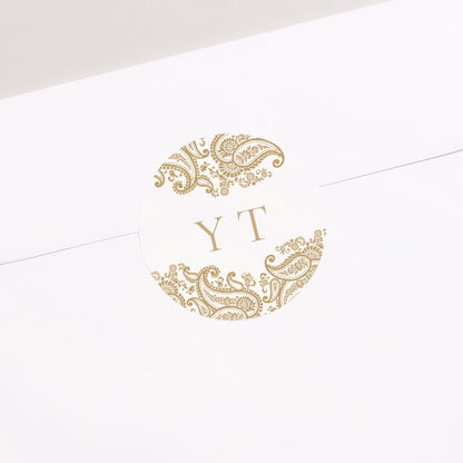 Sticker Hochzeit Rund Idaya foto N° 2