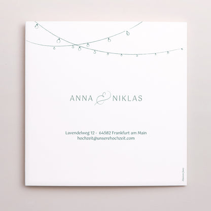 Hochzeitseinladung Triptychon Fensteröffnung Das Gebiet der Aufklärung foto N° 3