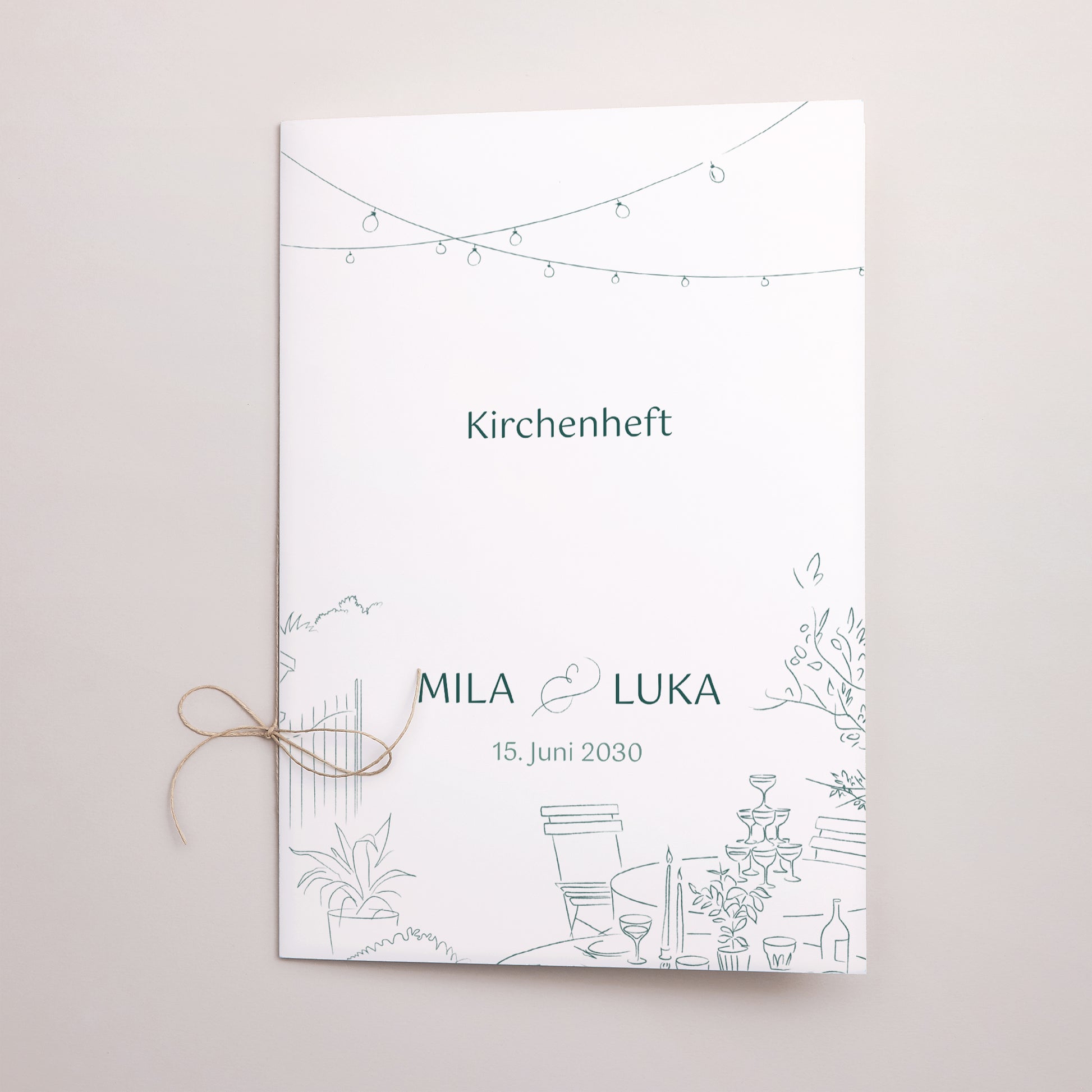 Kirchenheft Hochzeit Doppelflügel Das Gebiet der Aufklärung foto N° 1