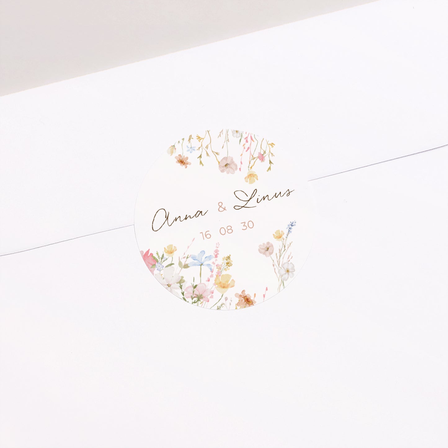 Sticker Hochzeit Rund Liebeselend foto N° 2