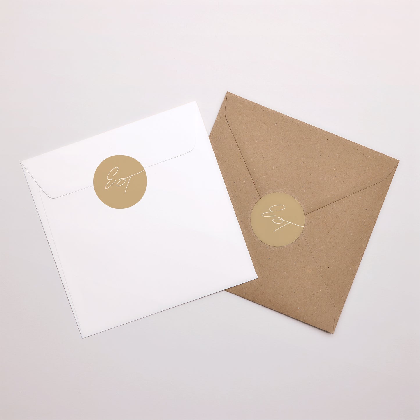 Sticker Hochzeit Rund goldenes Laub II foto N° 4