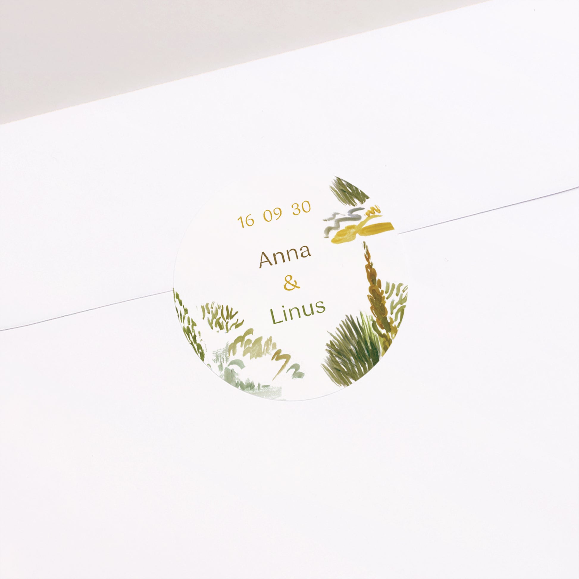 Sticker Hochzeit Rund Unterwegs foto N° 2