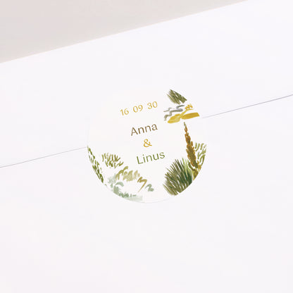 Sticker Hochzeit Rund Unterwegs foto N° 2