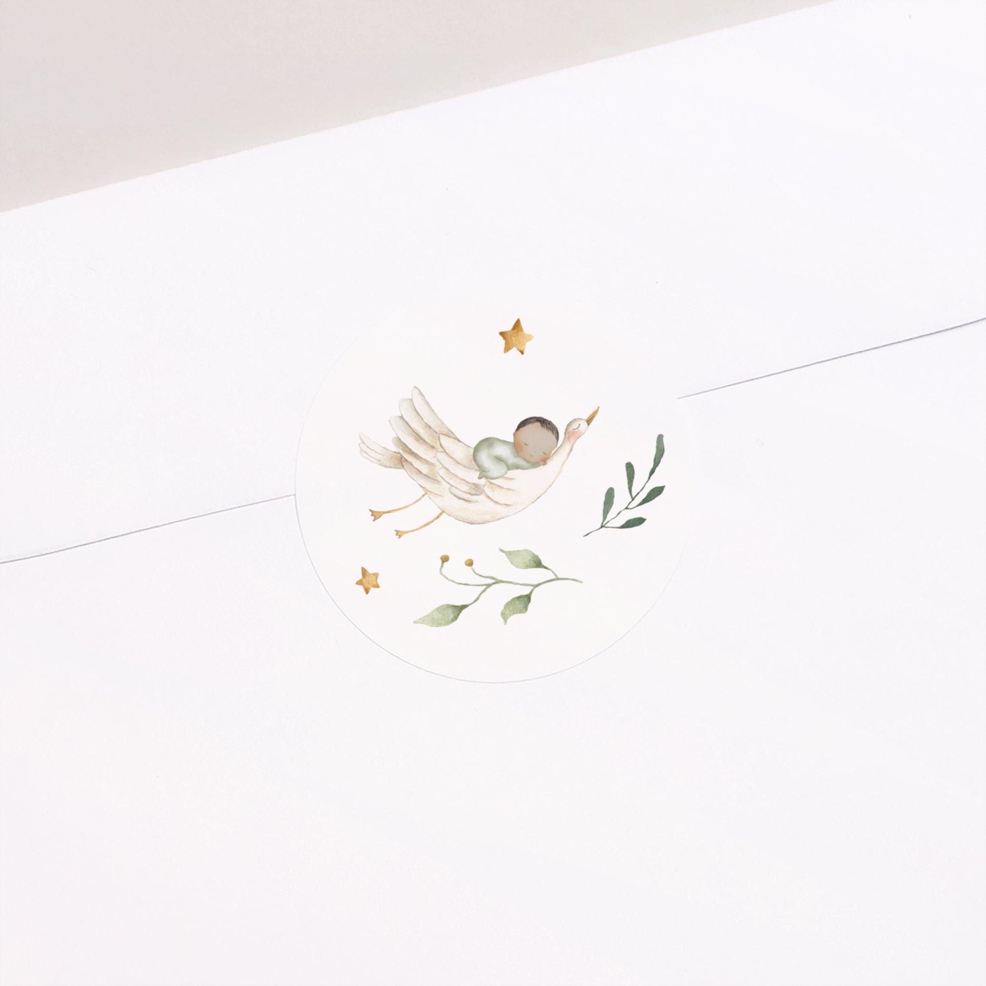 Sticker Geburt Rund Der Aufbruch - Junge foto N° 2