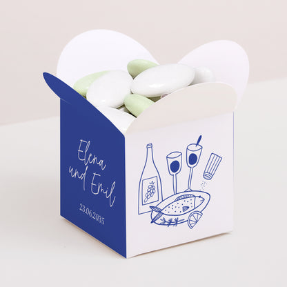 Geschenkbox Hochzeit Schmetterlingsöffnung Feinschmecker-Festlichkeiten foto N° 1