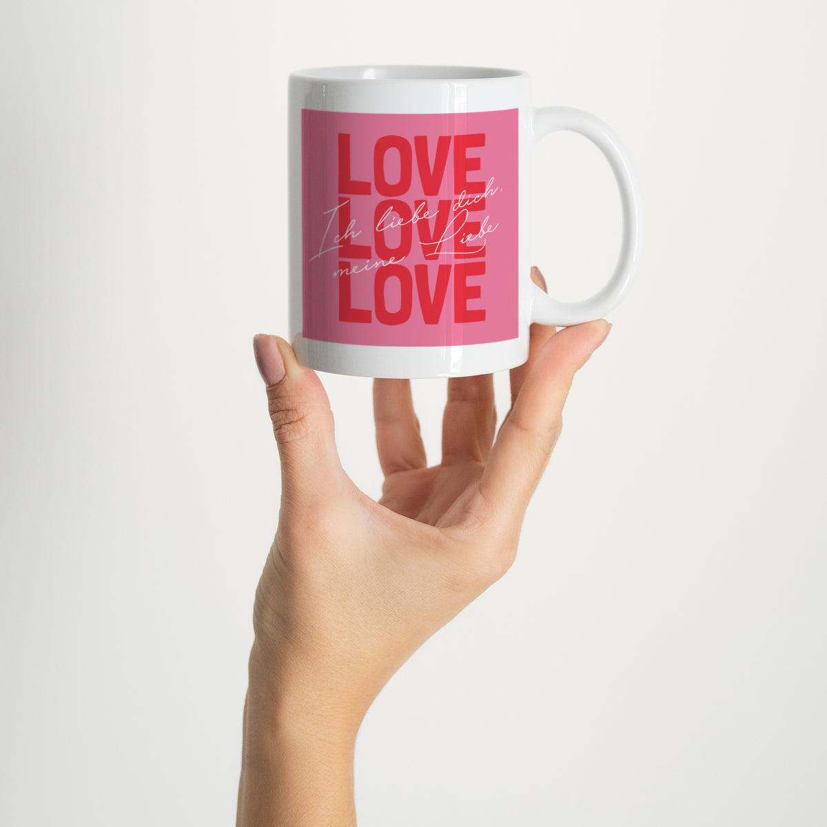 Tasse Objekte Weiß Love Love Love foto N° 2