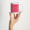 Tasse Objekte Weiß Love Love Love foto N° 2